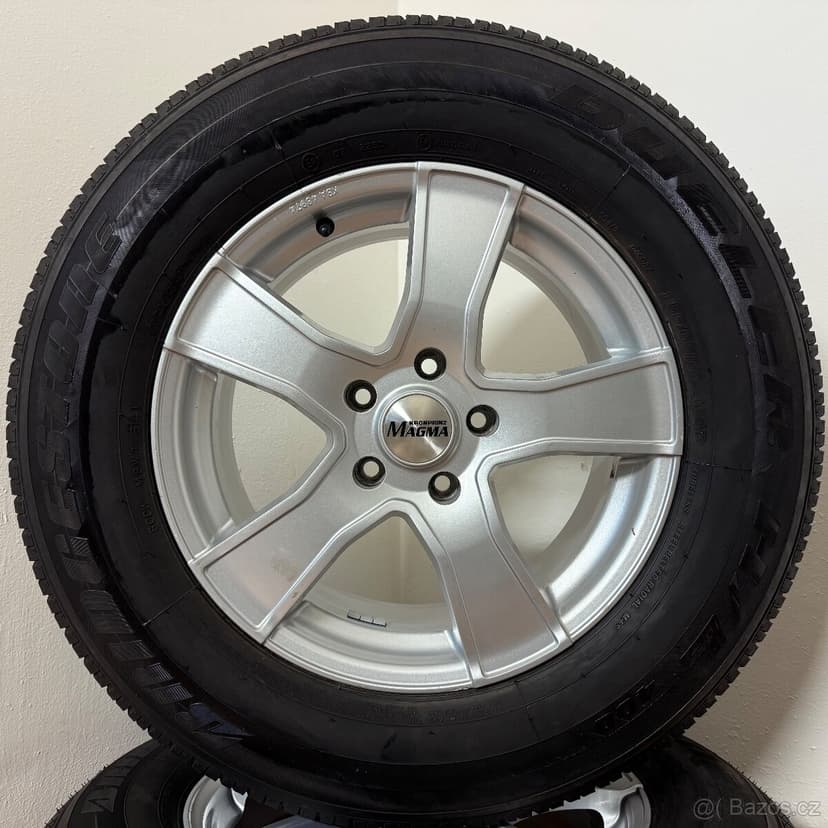 VW AMAROK 5x120 R17 ET50+LETNÍ 255/65R17 8/6,5mm