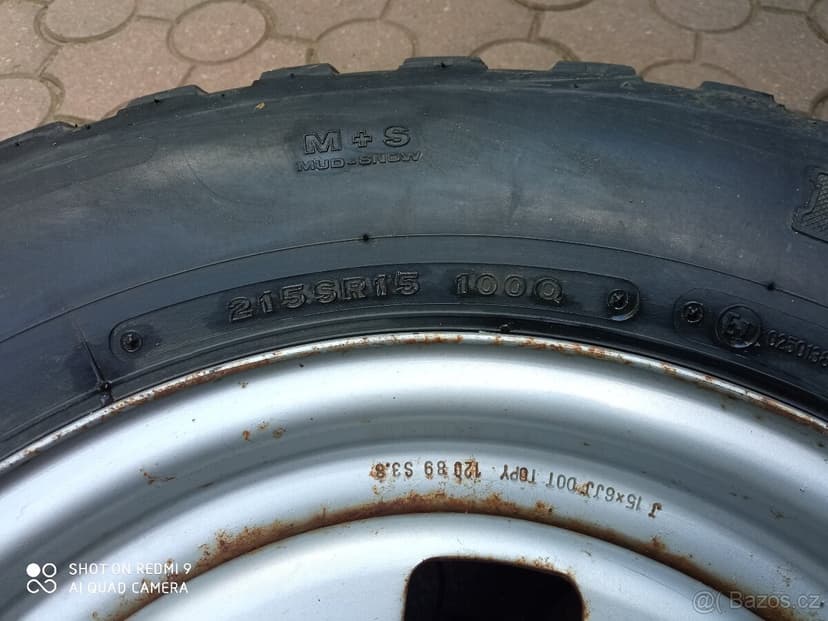 Prodám ocelový disk R15x6J 6x139.7