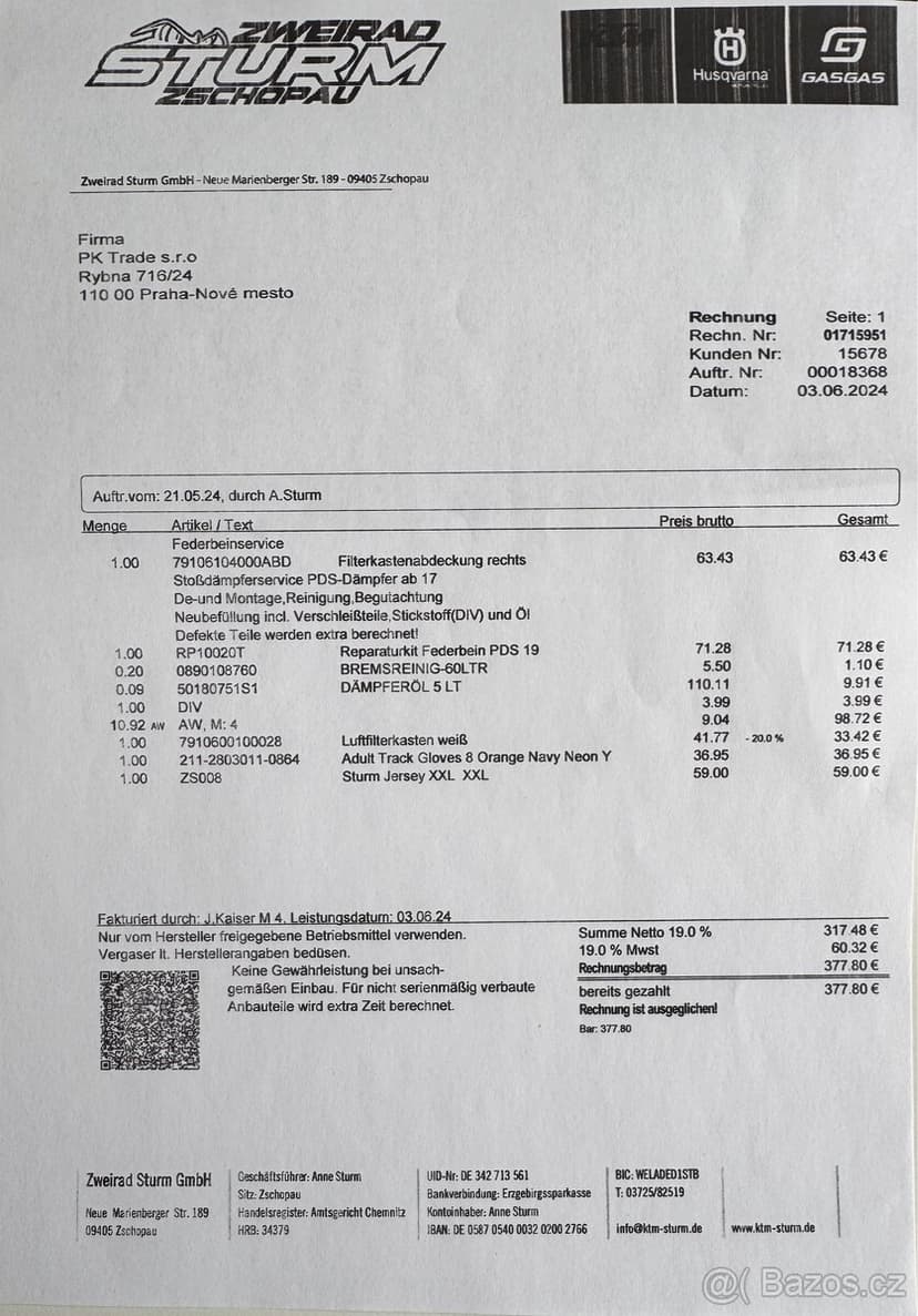 KTM EXC 250 TPI Six days 2022