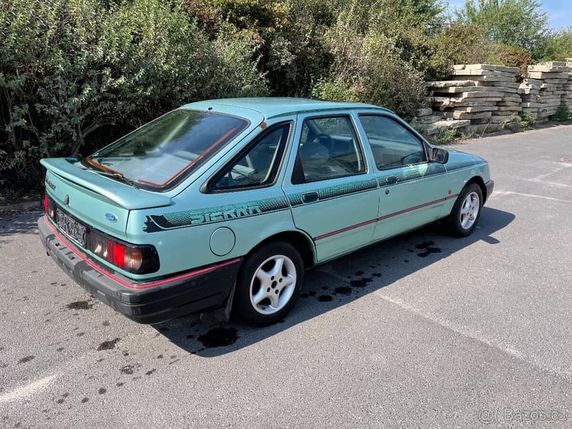 Ford Sierra 1,6i 59kw,55500km,1990,značky v depozi