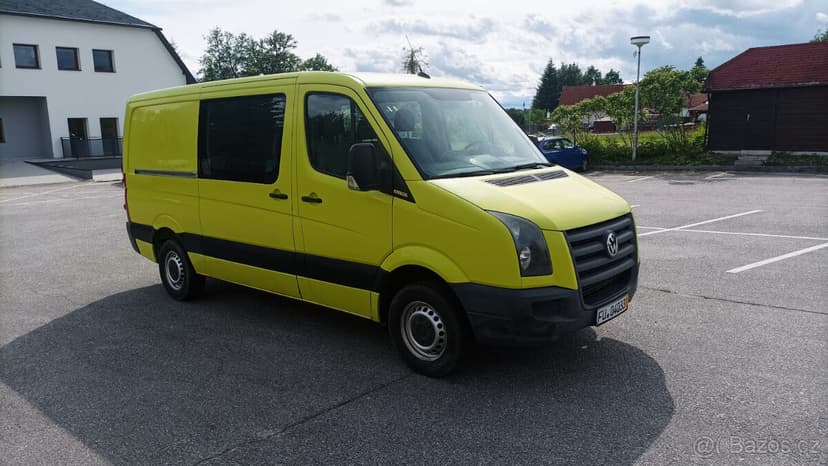 VW Crafter TDI, 100 kW, 12/2007,8 míst,tažné,PDC
