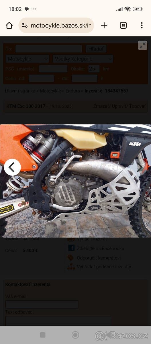 KTM Exc 300 2017