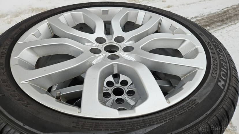 Originální ALU kola Land Rover 20" 5x108 – Pirelli