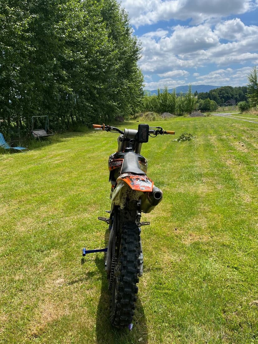 KTM SX-F 250 4 stroke 2017 stříkačka startér