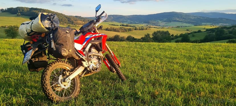 Nosiče zavazadel Honda CRF300 L +2x brašny + kost a stupačky