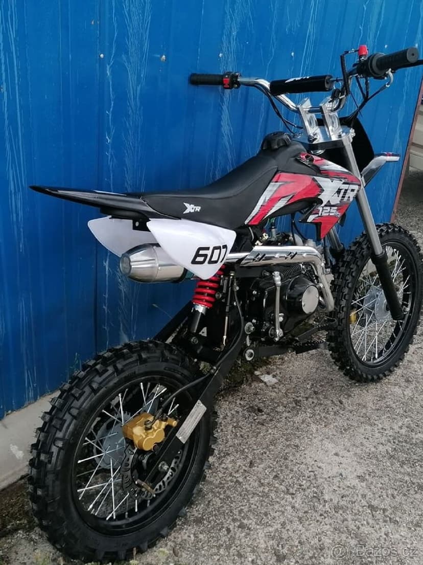Pitbike XTR607 125cc 17/14 červený