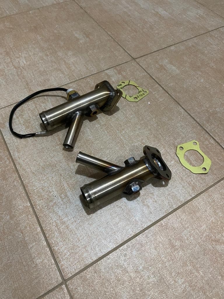 Nissan Patrol M57 SWAP - Nerezová přípojka vodního okruhu