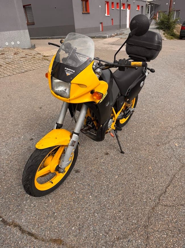 2003 CAGIVA SUPERCITY 50, PO SERVISU, KUFR GIVI