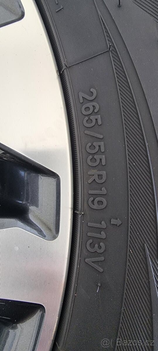 kompletní originální alu kola 19" TOYOTA LAND CRUISER , HIL