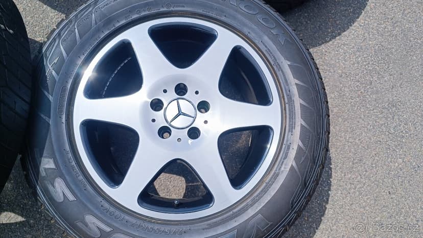 ALkola Mercedes-Benz w163 R17 po renovaci s gumami