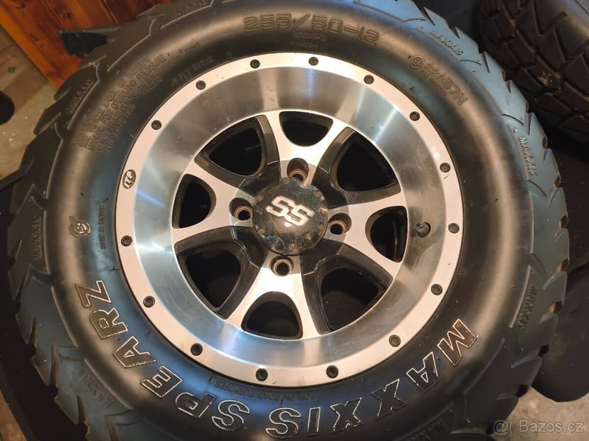 Prodám alu kola na čtyřkolku