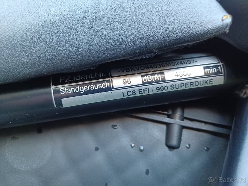 KTM LC8 990 SUPERDUKE - DOKLADY