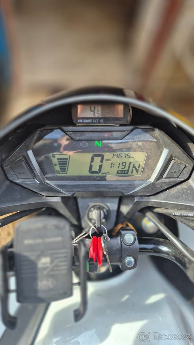 HONDA CBF125M, 2022, 1. majitel, 3 kufry, STK 2 roky, k