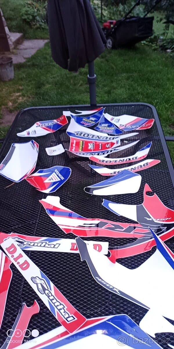 Honda CRF450X sada polepu