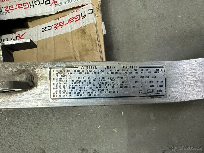 Kyvná vidlice s přepákováním - Honda XRV 750 RD04 r.v.90-92