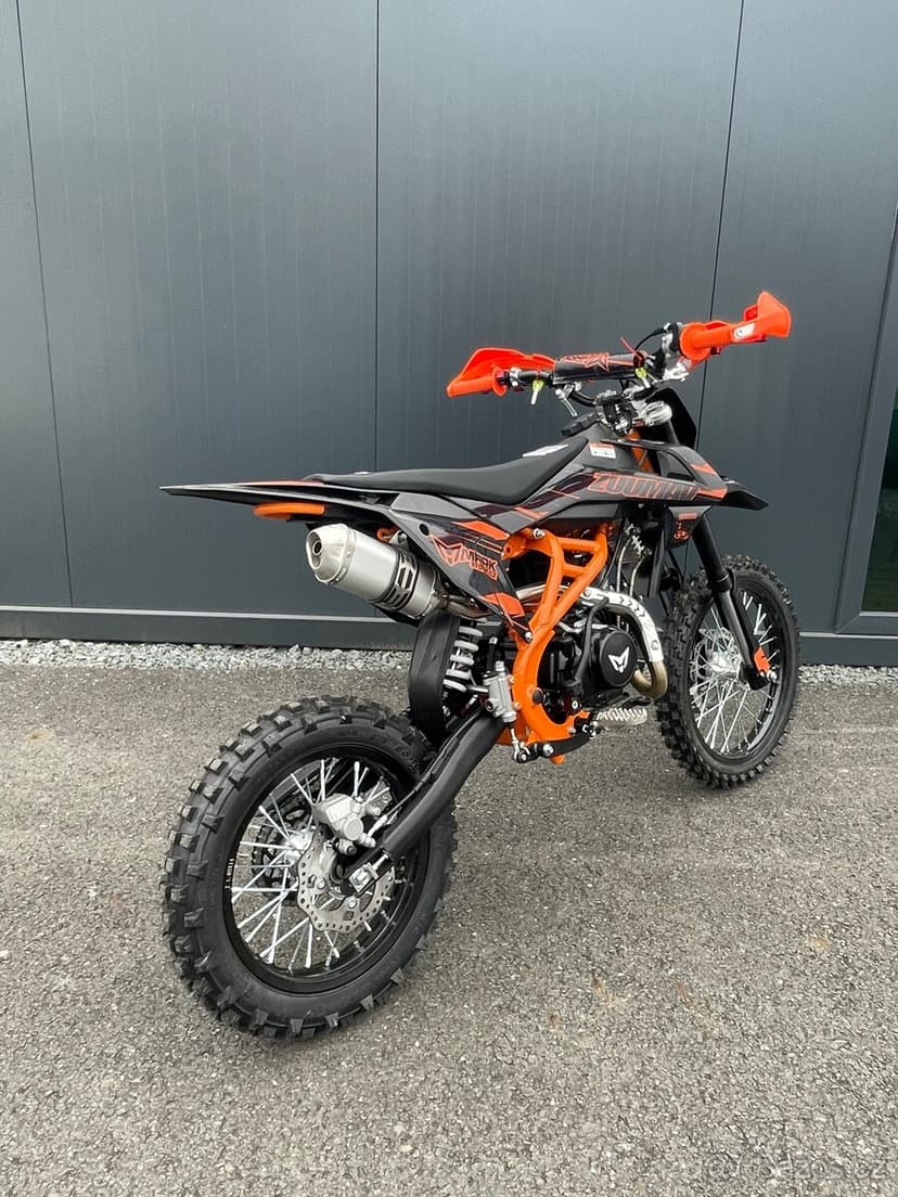 Pitbike Zuumav K3 140cc 17/14 - oranžová