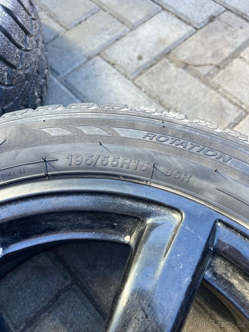 Alu kola 5x100 R15 (zimní pneu )