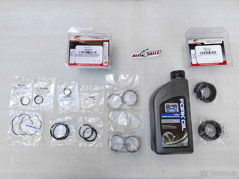 Tlumiče KYB 43 mm + brýle - Yamaha YZ 125/250 (1993-1995)