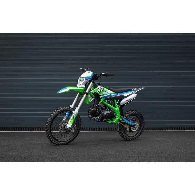 Pitbike Leramotors Thunder 125ccm, kola 17/14, zelená