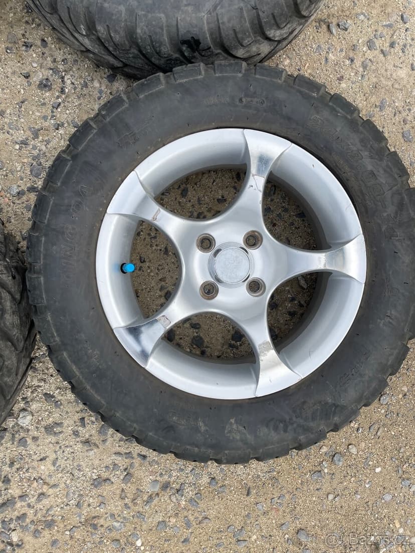 Alukola na čtyřkolku 14” rozteč 4x100