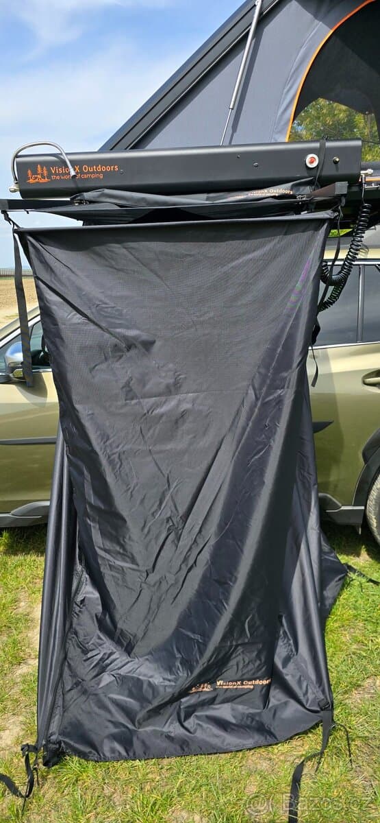 Sprchový stan ke karavanu, na vozidlo