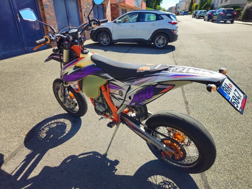 Ktm Exc 450 rv.2016 ,supermoto, motard , A2