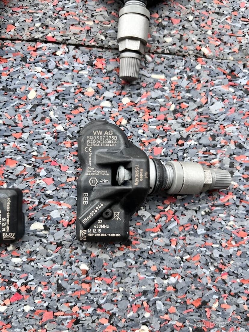 TPMS senzory tlaku ORIGINÁL VOLKSWAGEN - testovaný