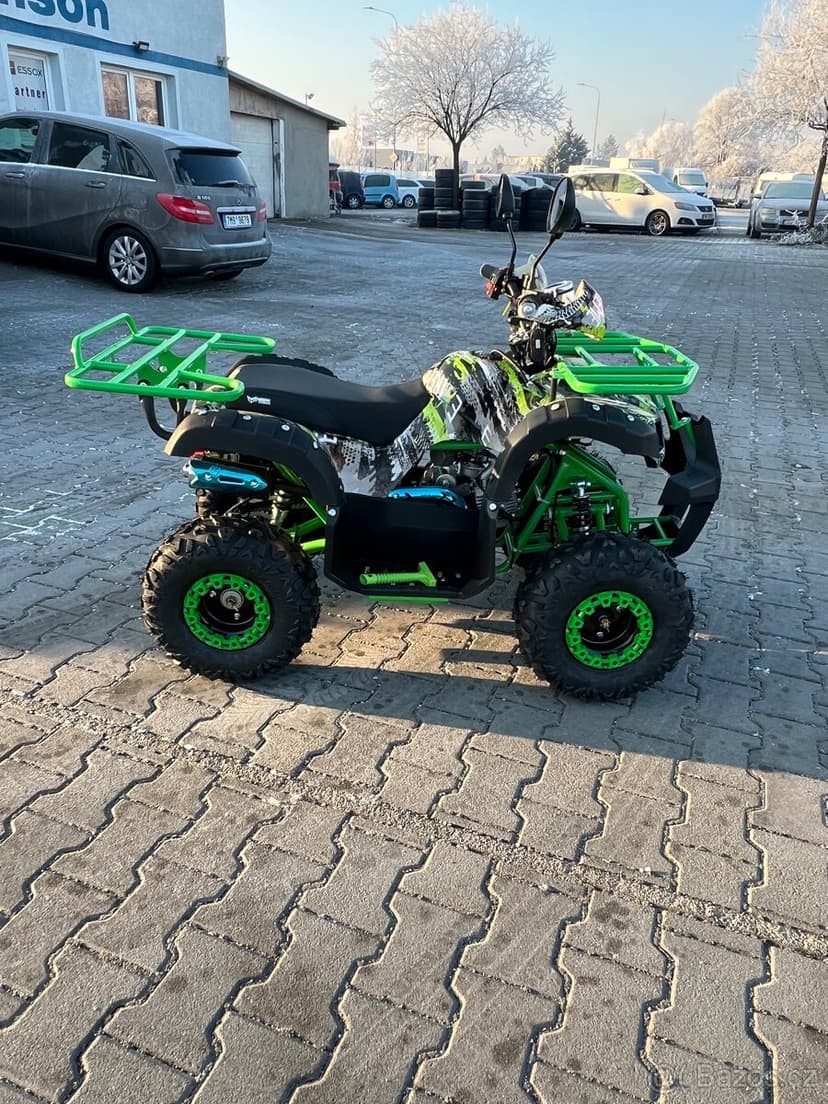Dětská čtyřkolka Toronto 125cc 1G7 Deluxe -zelené grafity