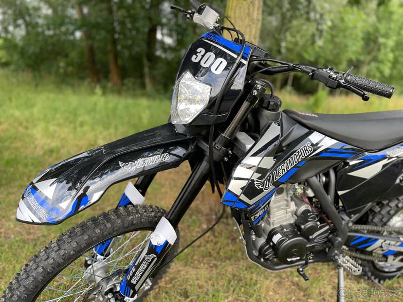 Pitbike Leramotors Killer PRO 300ccm, modrý, vodník