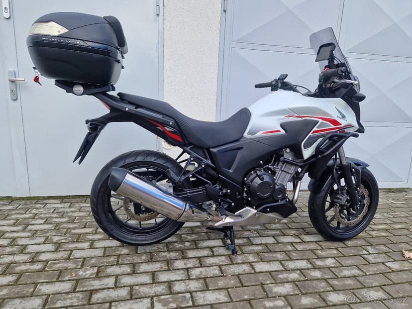 Honda CB500X, 35Kw A2, 2015, ABS, kufr, navigace