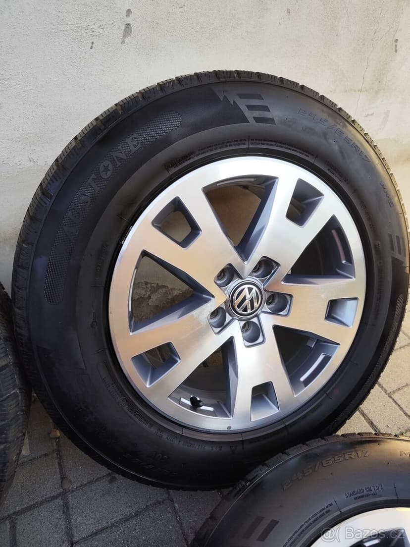 ALU 5x120 r17 VW, T5, AMAROK + PNEU