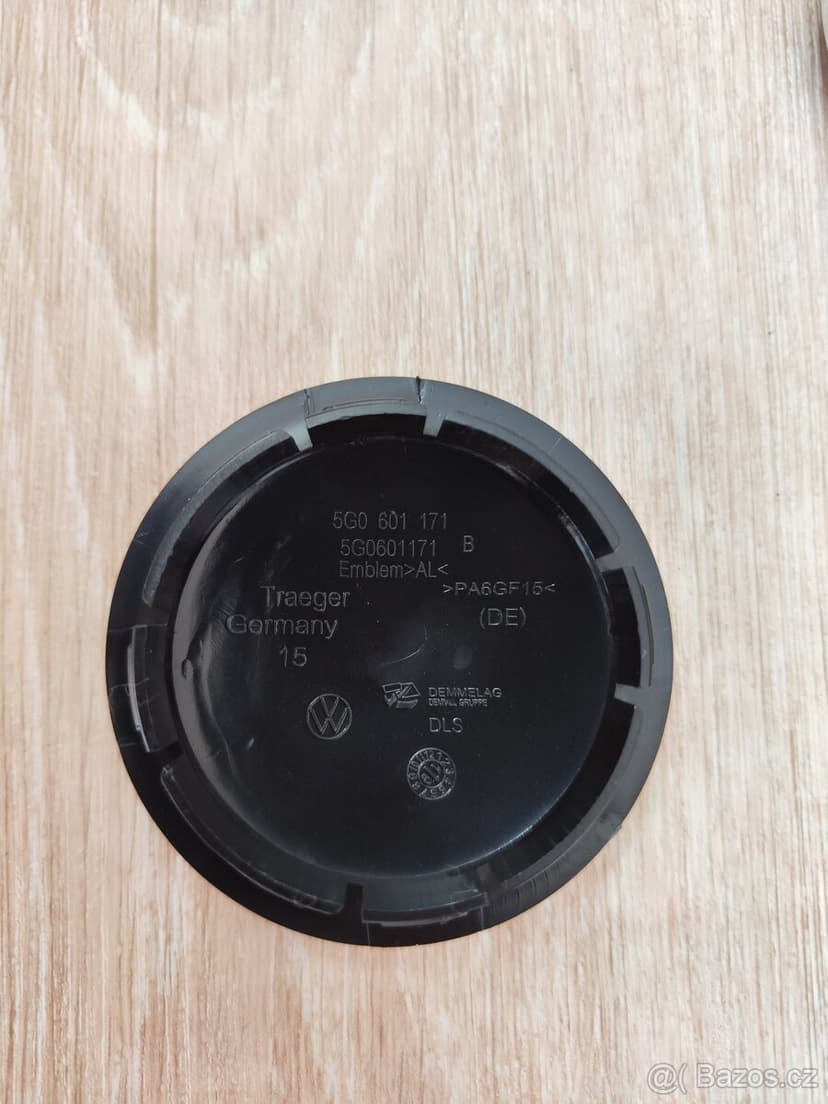 Středové krytky kol Volkswagen 65mm nový design 1