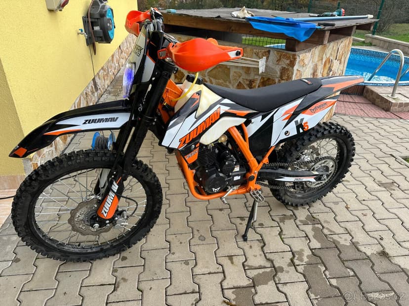 Pitbike Zuumav K5-CB225G 250cc 21/18 - oranžová