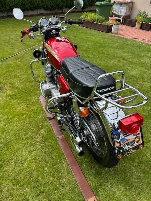Prodám Honda CB 750 K 1972, krásný stav, bílé značky