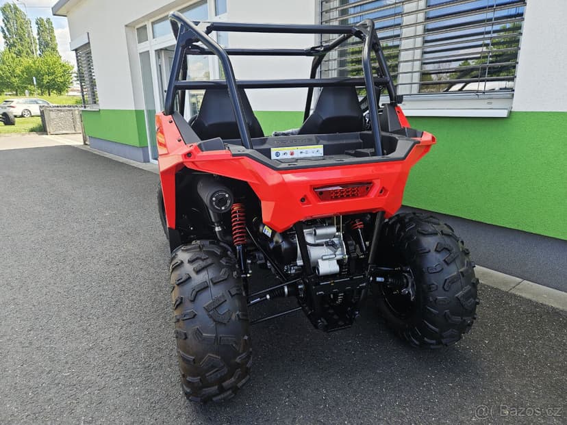 POLARIS RZR 200 červený dětská čtyřkolka bugina