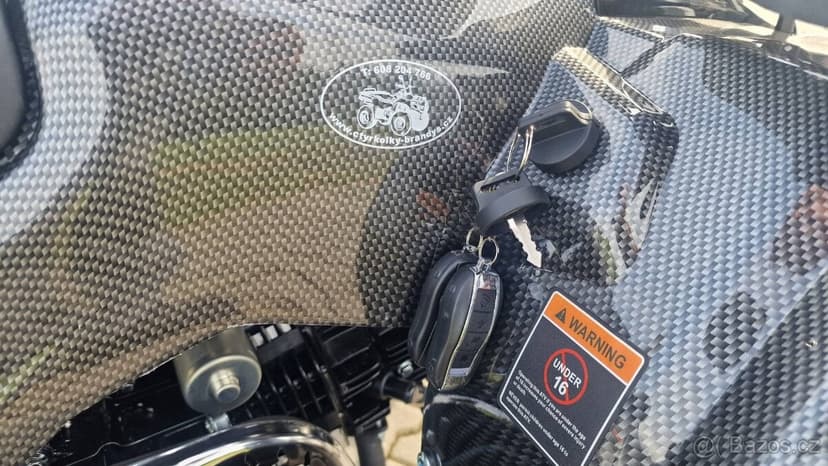 Dětská čtyřtaktní čtyřkolka Piranha Transformer 150ccm 3 ryc