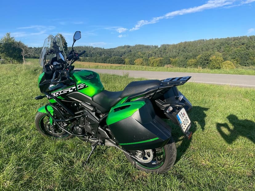 Kawasaki Versys 650, model 2018, zelená