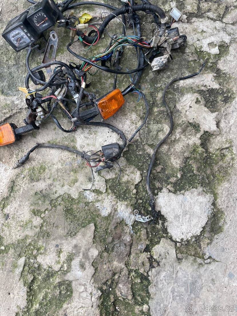 Kompletní elektrika na Hondu X250