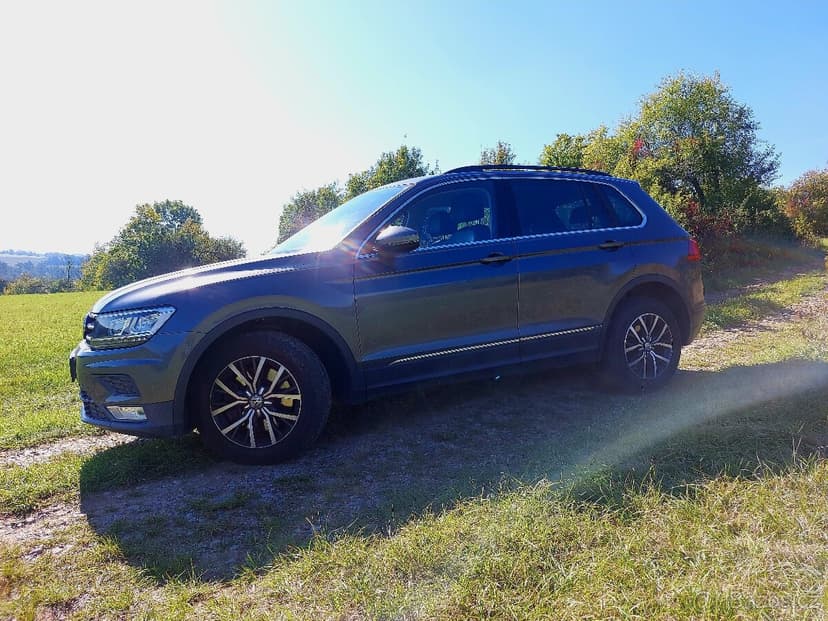 VW TIGUAN 2.0TSI 4x4 132kw 2017, man., tažné, kůže, full LED