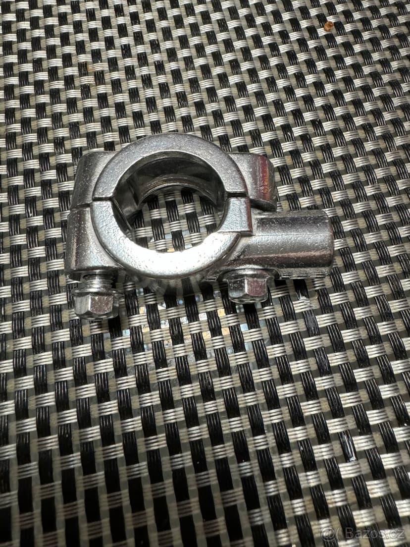 Celokovové chromované zpětná zrcátka motorka/chopper