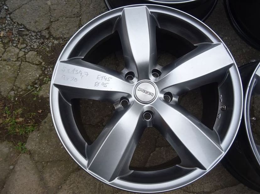 Alu disky Dezent, 20", 5x139,7, ET 45 , šířka 9J
