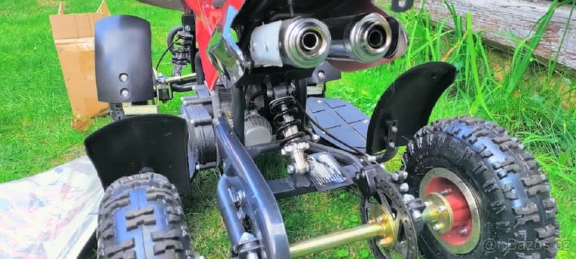 Nová červená dětská čtyřkolka 50ccm Dragon