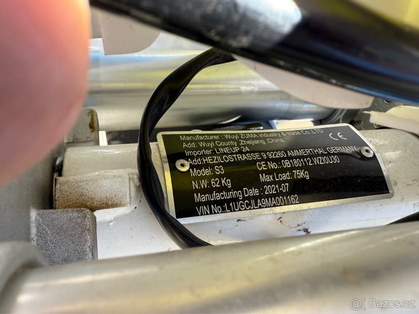 Zuumav S3 125 ccm 14/12 poloautomat