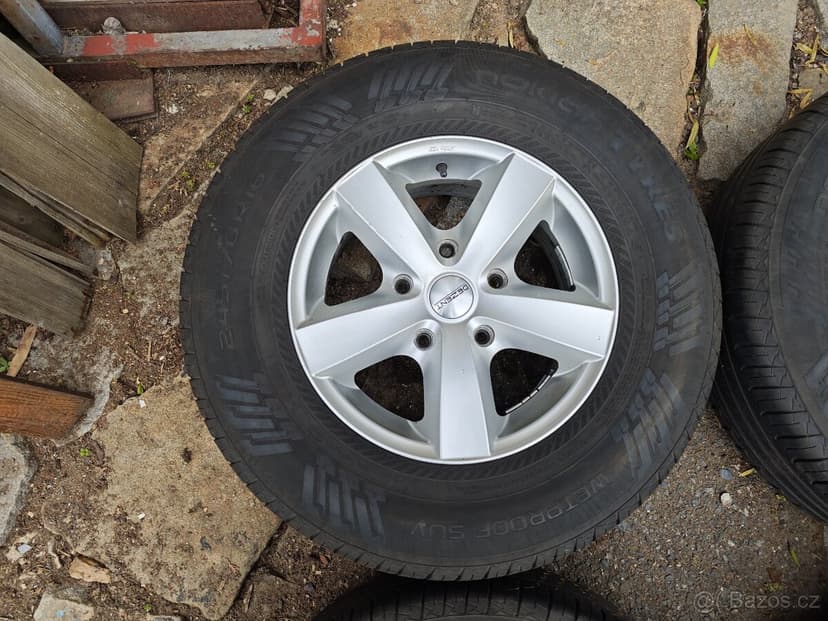 Letní sada 5,5mm - Pneu 245/70 R16 - Alu disky 5x139,7 R16