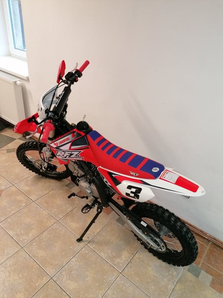 Pitbike By Apollo Jaguar 125cc 17/14 E-Start Červená