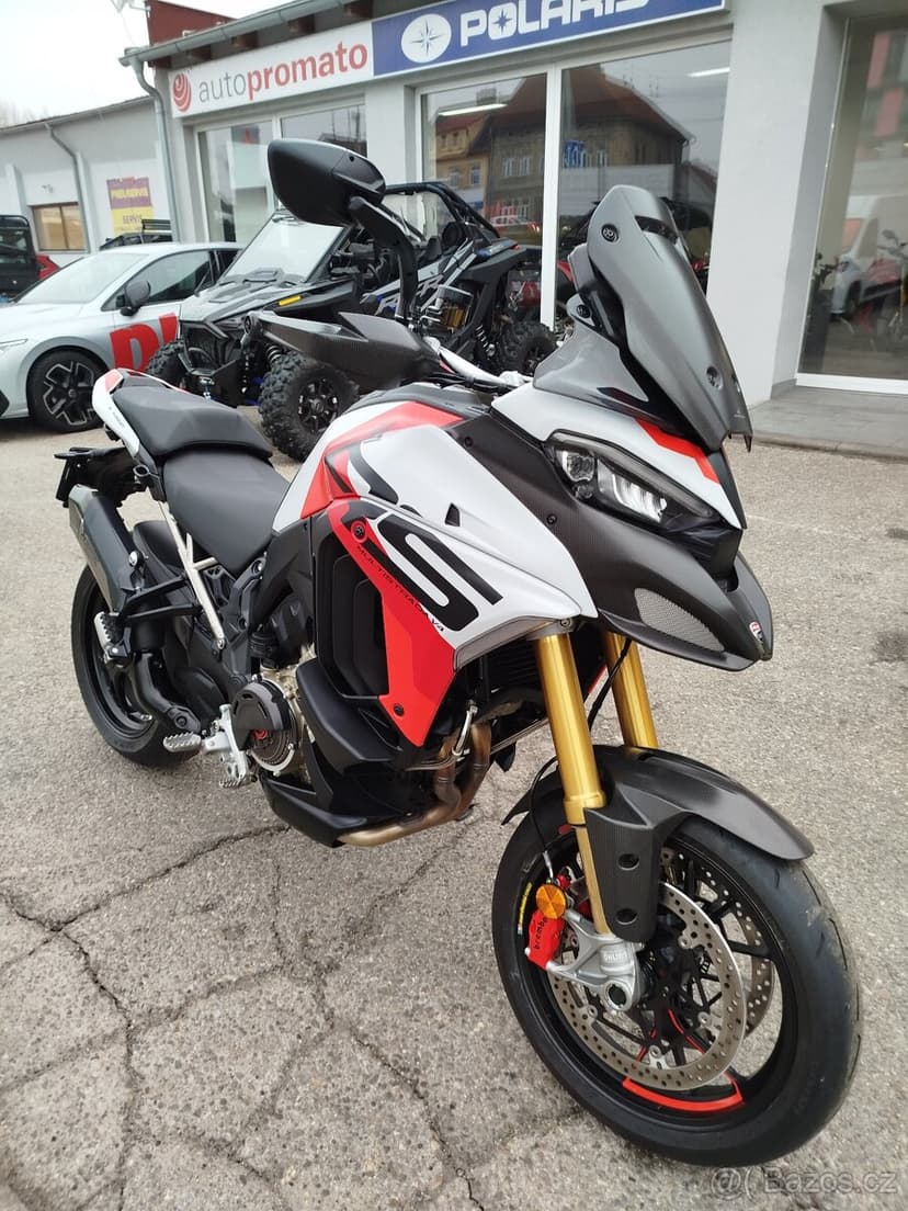 Multistrada V4 RS, ČR, 1. MAJITEL, - DPH, POUZE 2 100 KM