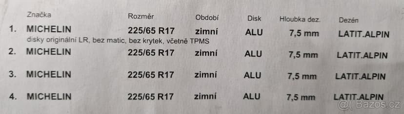 Kompletní zimní sada kol Range Rover Evoque, Discovery Sport