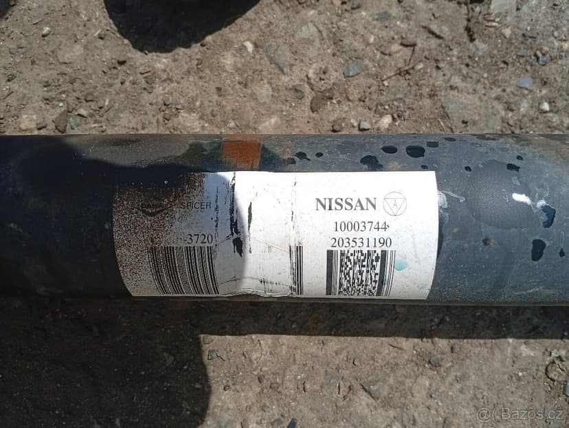 NISSAN NAVARA D23, 2,3CDI RV 2021 KARDAN PŘEDNÍ A ZADNÍ