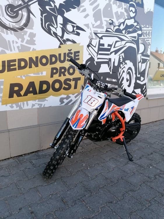 Pitbike Spirit 90 12/10 Automat Oranžová