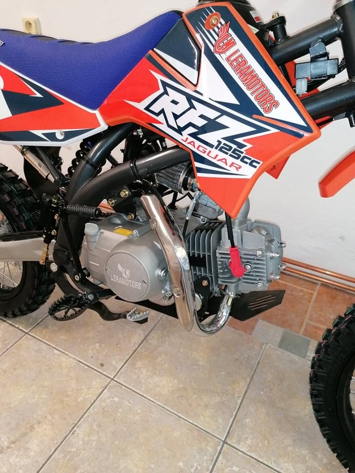 Pitbike By Apollo Jaguar 125cc 17/14 E-Start Oranžová